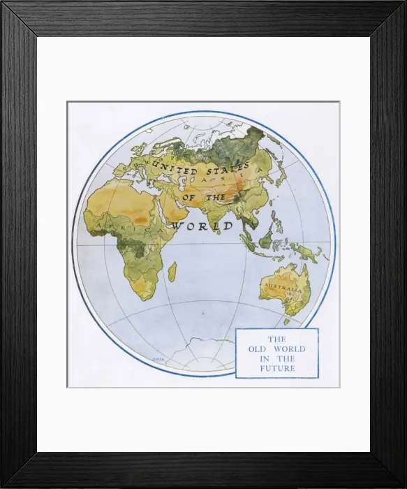 Framed Print : Wellss World Vision Framed Print : Wellss World Vision
