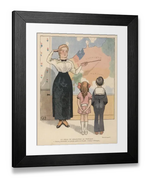 Framed Print : Saluting Governess Framed Print : Saluting Governess