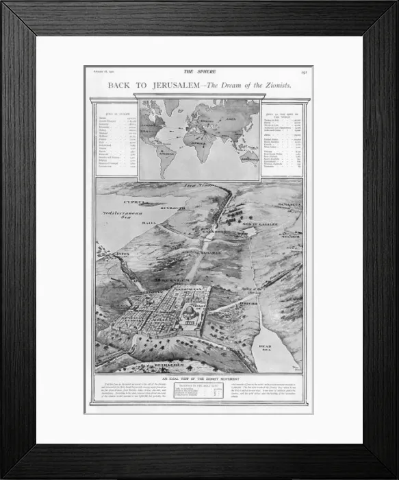 Framed Print : The Zionist Dream Framed Print : The Zionist Dream