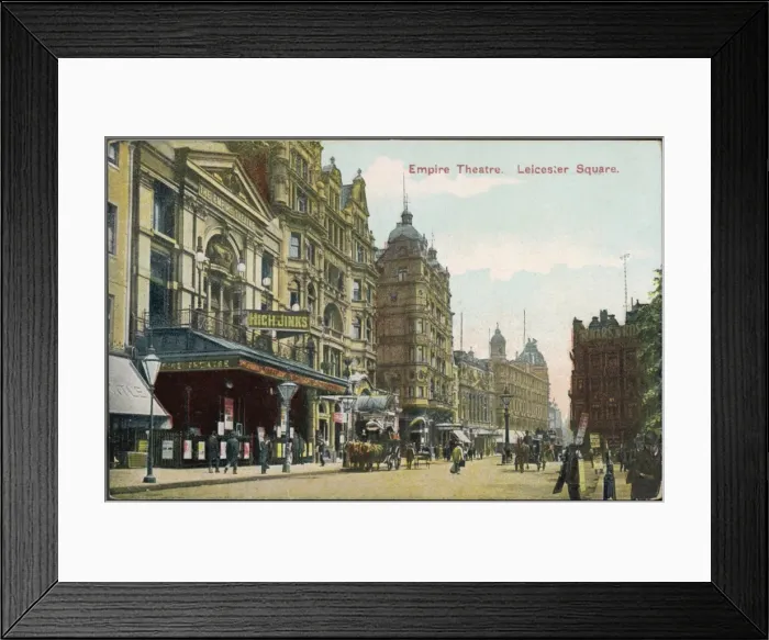 Framed Print : Leicester Square 1905 Framed Print : Leicester Square 1905
