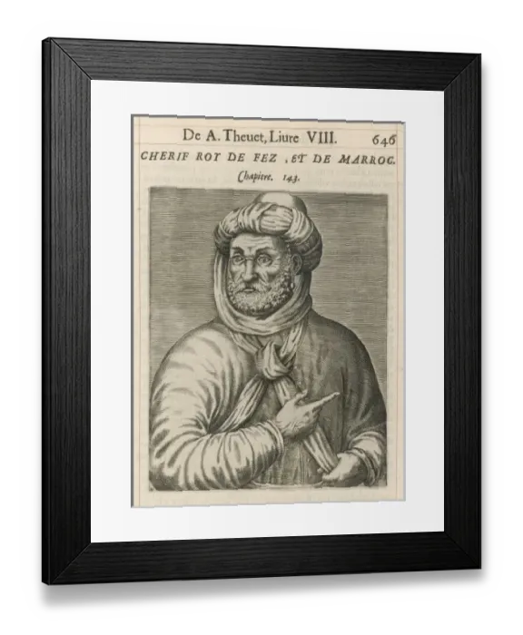 Framed Print : Cherif / Africa / Thevet Framed Print : Cherif / Africa / Thevet