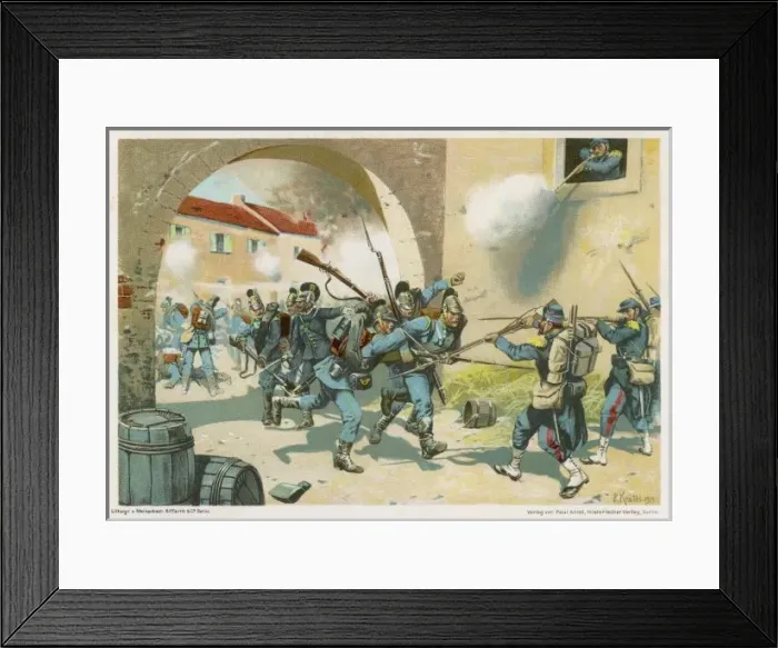 Framed Print : Battle of Sedan 1870 Framed Print : Battle of Sedan 1870