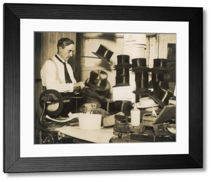 Framed Print : Harrow Hatter 1927 Framed Print : Harrow Hatter 1927