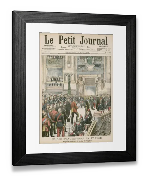 Framed Print : Edward Vii / P Journal 03 Framed Print : Edward Vii / P Journal 03