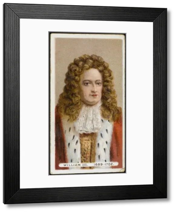 Framed Print : William Iii / Cig Card Framed Print : William Iii / Cig Card