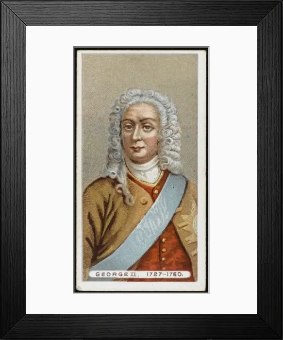 Framed Print : George Ii / Cig Card Framed Print : George Ii / Cig Card