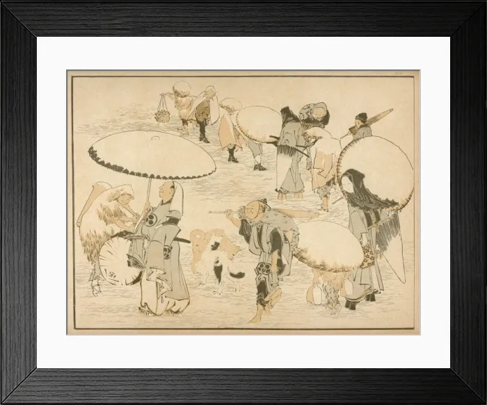Framed Print : Social / Japan / New Year Framed Print : Social / Japan / New Year