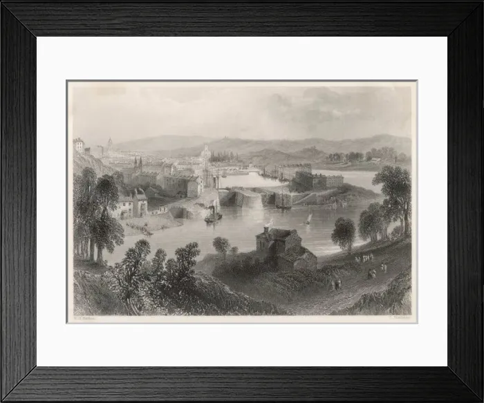 Framed Print : Bristol / Rownham Ferry Framed Print : Bristol / Rownham Ferry