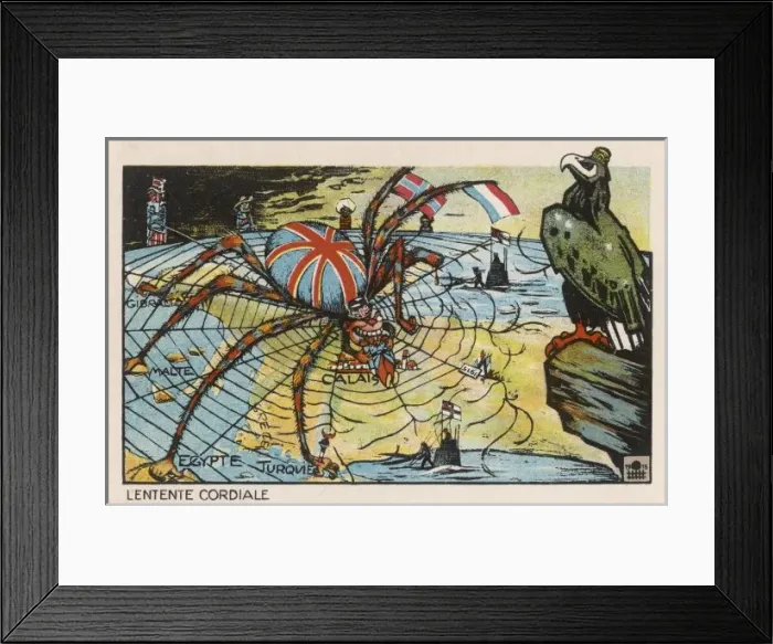 Framed Print : Entente - German View Framed Print : Entente - German View