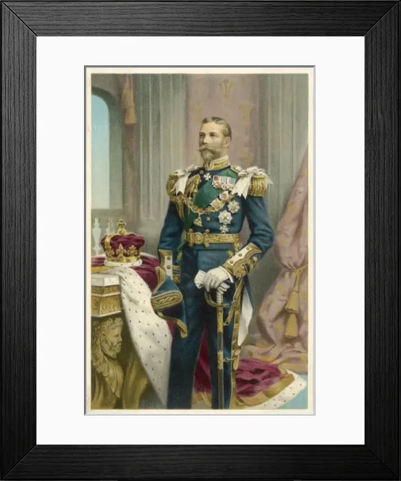 Framed Print : GEORGE V 1902 Framed Print : GEORGE V 1902