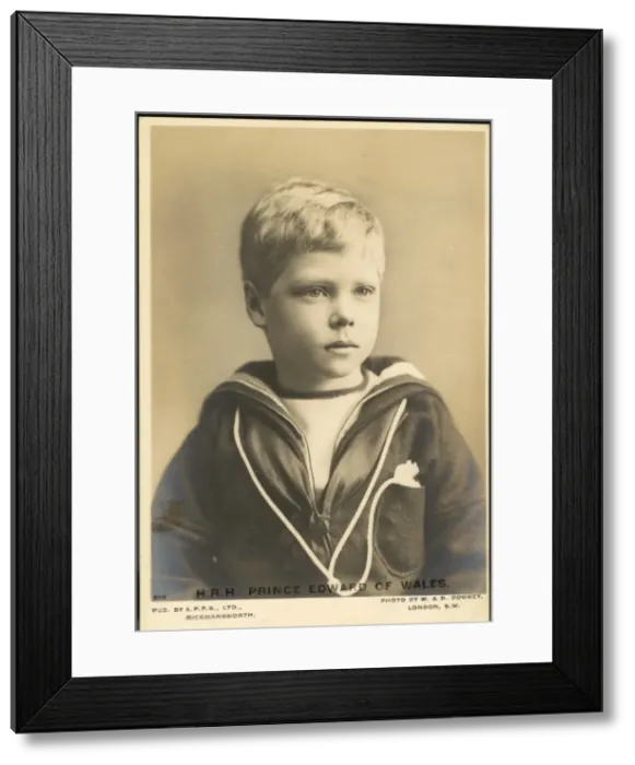 Framed Print : Edward Viii / Boy Postcard Framed Print : Edward Viii / Boy Postcard