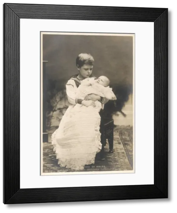 Framed Print : Edward Viii / Baby George Framed Print : Edward Viii / Baby George