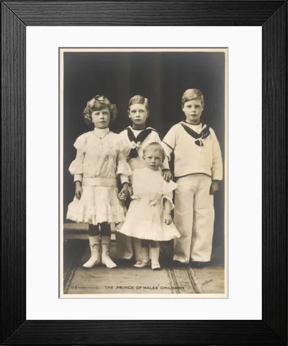 Framed Print : Edward Viii / Four Kids Framed Print : Edward Viii / Four Kids