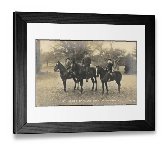 Framed Print : Edward Viii / Horses 1904 Framed Print : Edward Viii / Horses 1904