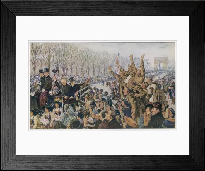 Framed Print : Wilson in Paris Framed Print : Wilson in Paris
