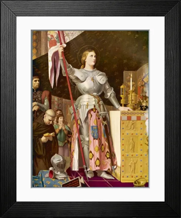 Framed Print : Jeanne D arc (Ingres) Framed Print : Jeanne D arc (Ingres)