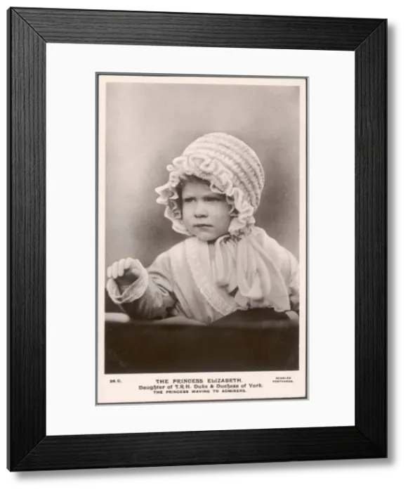 Framed Print : Elizabeth Ii / Toddler Framed Print : Elizabeth Ii / Toddler