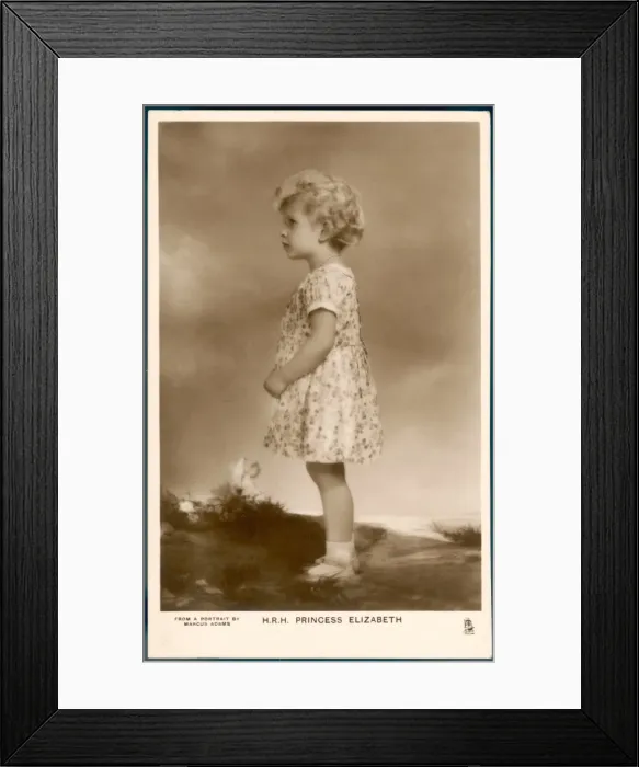 Framed Print : Elizabeth Ii  /  1928