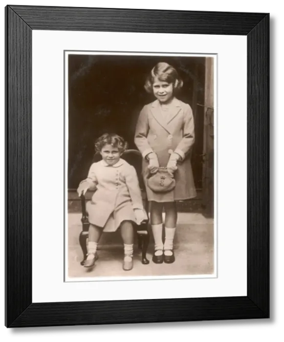 Framed Print : Elizabeth Ii / Sis / 1933 Framed Print : Elizabeth Ii / Sis / 1933