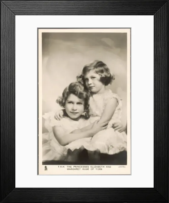 Framed Print : Elizabeth Ii / Sister Framed Print : Elizabeth Ii / Sister