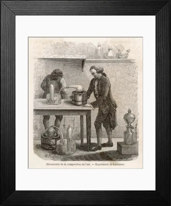 Framed Print : Science / Lavoisier Framed Print : Science / Lavoisier