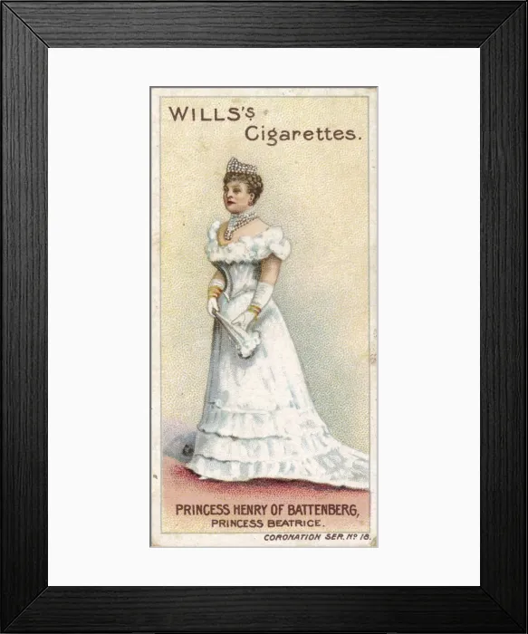 Framed Print : Beatrice / Cig Card 1910 Framed Print : Beatrice / Cig Card 1910