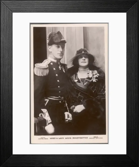 Framed Print : Mountbatten Postcard Framed Print : Mountbatten Postcard