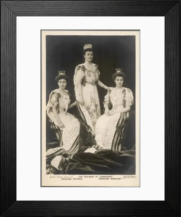 Framed Print : Connaught / Louise & Dtrs Framed Print : Connaught / Louise & Dtrs