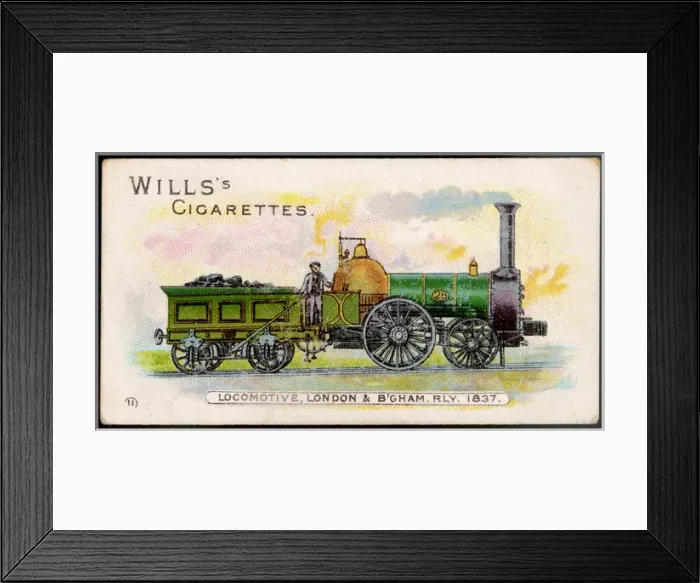 Framed Print : London-Brum Loco 1837 Framed Print : London-Brum Loco 1837