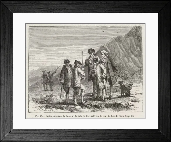 Framed Print : Torricellis Barometer Framed Print : Torricellis Barometer