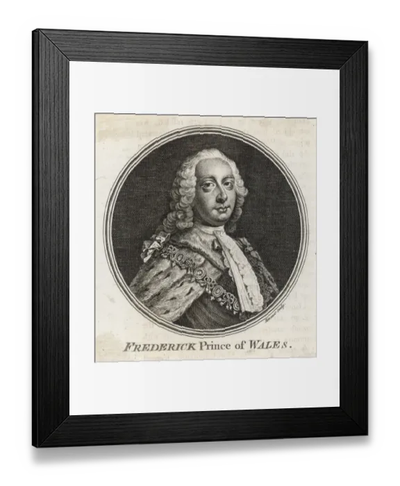 Framed Print : Wales / Frederick / Ravenet Framed Print : Wales / Frederick / Ravenet