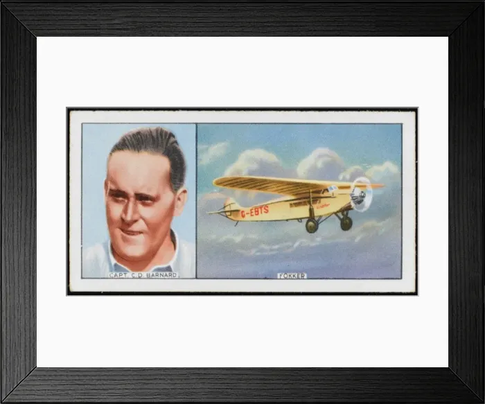 Framed Print : Barnard / Fokker Framed Print : Barnard / Fokker