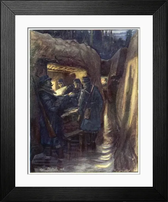 Framed Print : Commandants Dug-Out Framed Print : Commandants Dug-Out