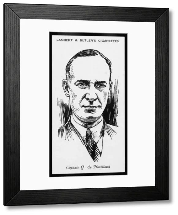 Framed Print : De Havilland / Cig Card Framed Print : De Havilland / Cig Card