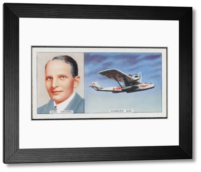 Framed Print : Von Gronau / Dornier Wal Framed Print : Von Gronau / Dornier Wal