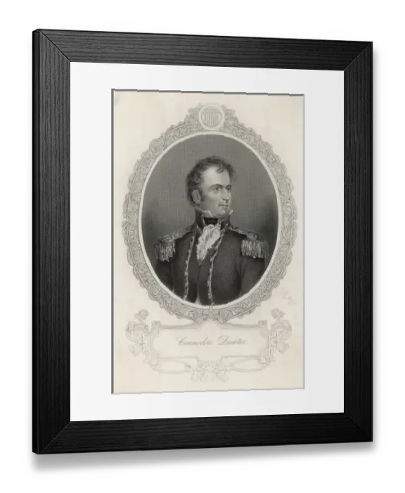 Framed Print : Commodore Decatur Framed Print : Commodore Decatur