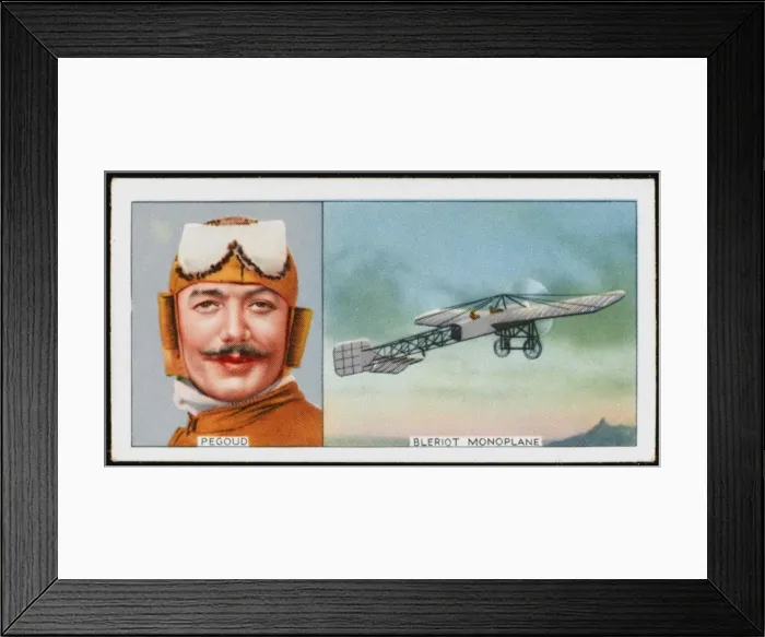 Framed Print : Pegoud / Bleriot Monoplane Framed Print : Pegoud / Bleriot Monoplane