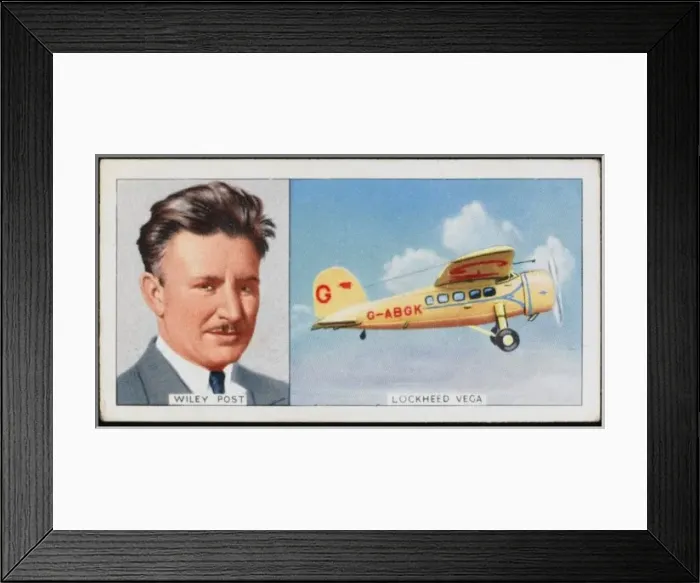 Framed Print : Wiley Post / Lockheed Vega Framed Print : Wiley Post / Lockheed Vega