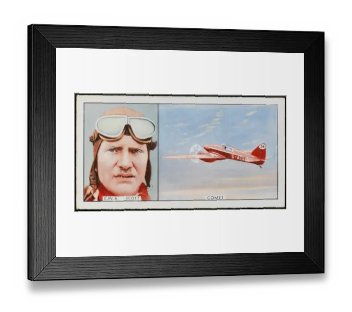 Framed Print : Scott / Comet Plane Framed Print : Scott / Comet Plane