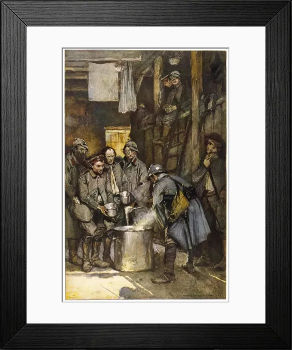 Framed Print : German Prisoners 1916 Framed Print : German Prisoners 1916