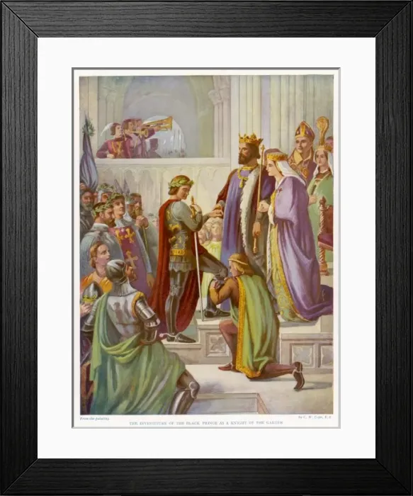Framed Print : Edward / Black Prince / Cope Framed Print : Edward / Black Prince / Cope