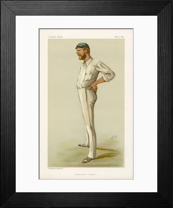Framed Print : Bonnor / Cricketer Framed Print : Bonnor / Cricketer