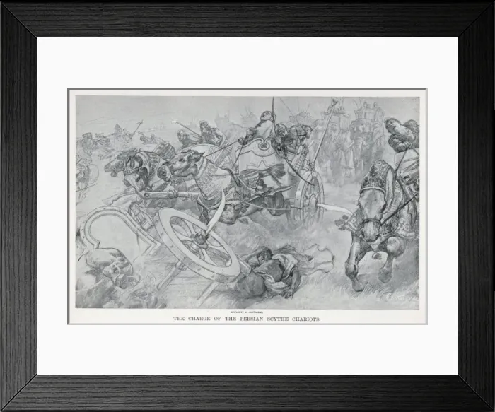 Framed Print : Scythian War Chariots Framed Print : Scythian War Chariots