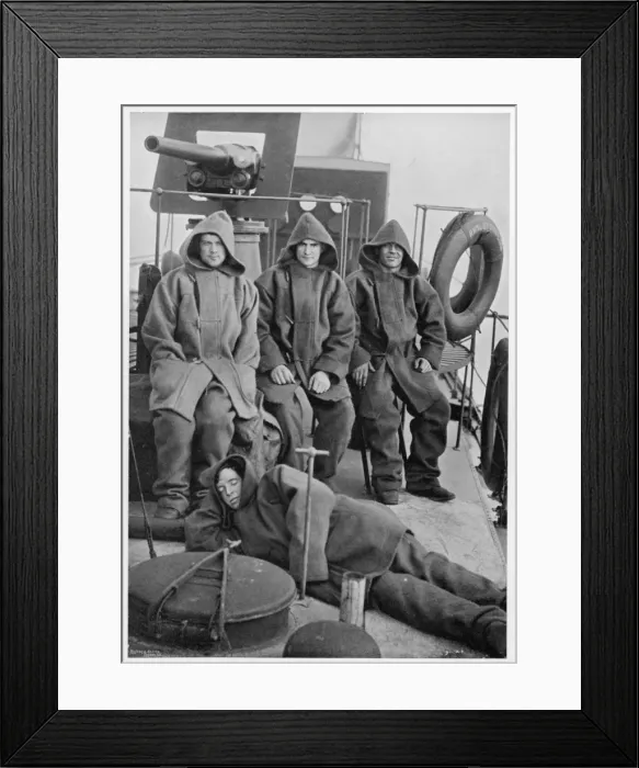 Framed Print : Sailors in Duffles Framed Print : Sailors in Duffles