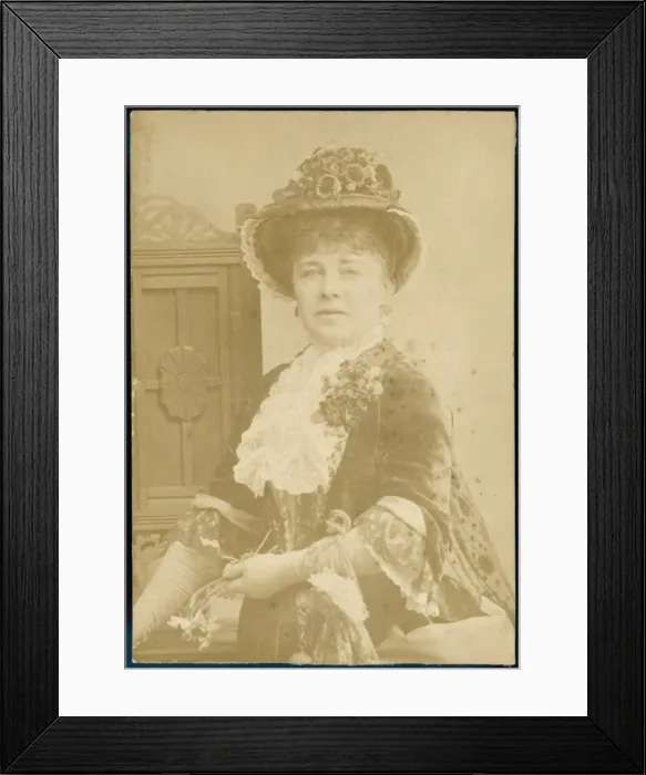 Framed Print : Lady Bancroft / Marie Framed Print : Lady Bancroft / Marie