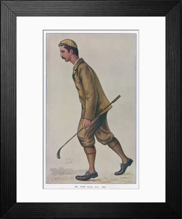 Framed Print : John Ball, Golfer 1892 Framed Print : John Ball, Golfer 1892