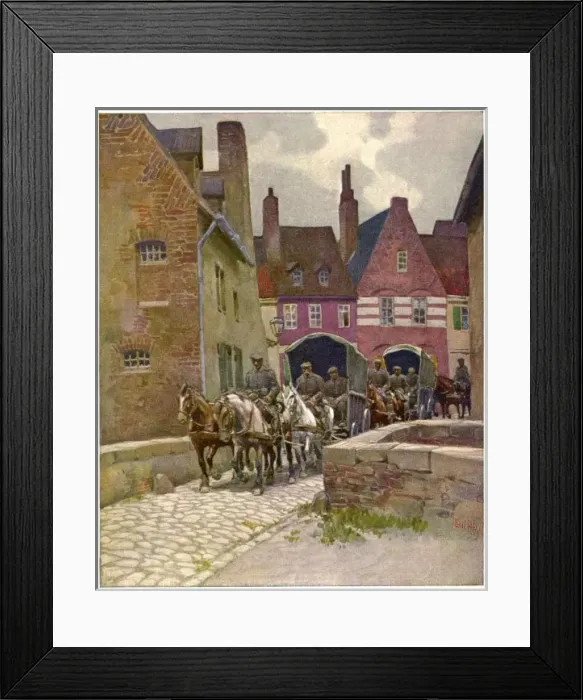 Framed Print : German Supplies Moved Framed Print : German Supplies Moved
