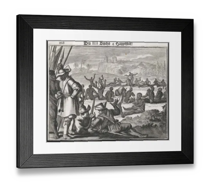 Framed Print : Frenzied Brazilians Framed Print : Frenzied Brazilians