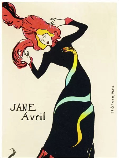 Jane Avril  /  Lautrec 1899