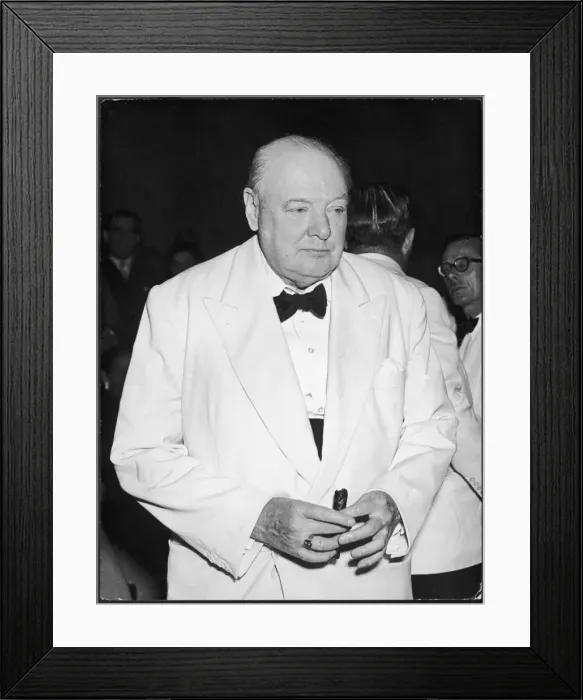 Framed Print : Churchill / Venice 1954 Framed Print : Churchill / Venice 1954